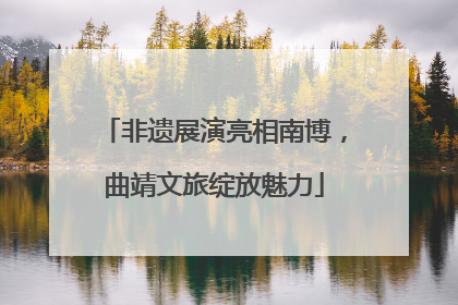 非遗展演亮相南博，曲靖文旅绽放魅力