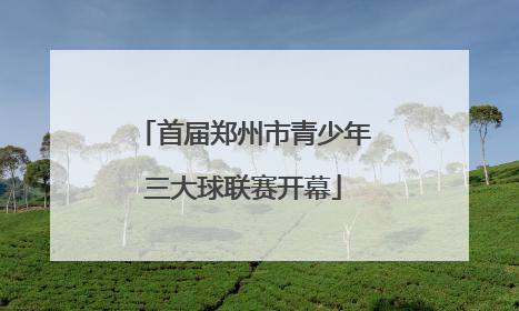 首届郑州市青少年三大球联赛开幕