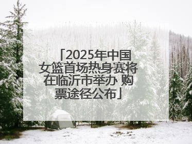2025年中国女篮首场热身赛将在临沂市举办 购票途径公布