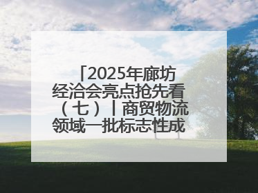 2025年廊坊经洽会亮点抢先看（七）丨商贸物流领域一批标志性成果将集中发布