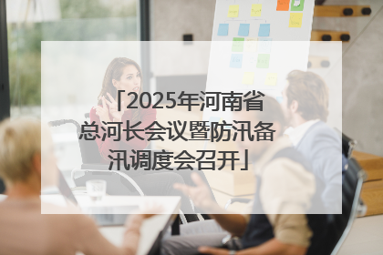 2025年河南省总河长会议暨防汛备汛调度会召开
