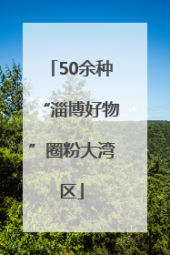 50余种“淄博好物”圈粉大湾区